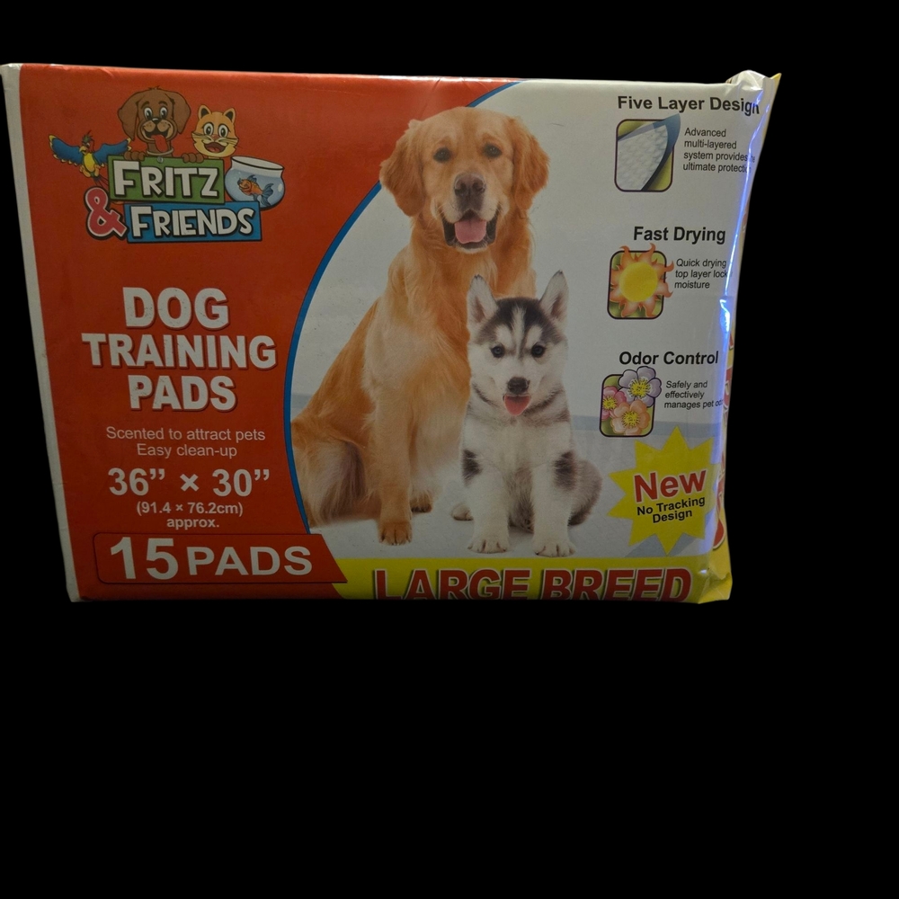 Large Breed Dog Training Pads 15 Pads - New - Picture 2 of 4